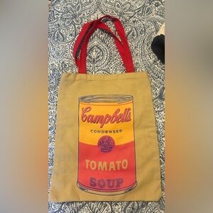 Andy Warhol Campbell’s Soup Can Tote Bag